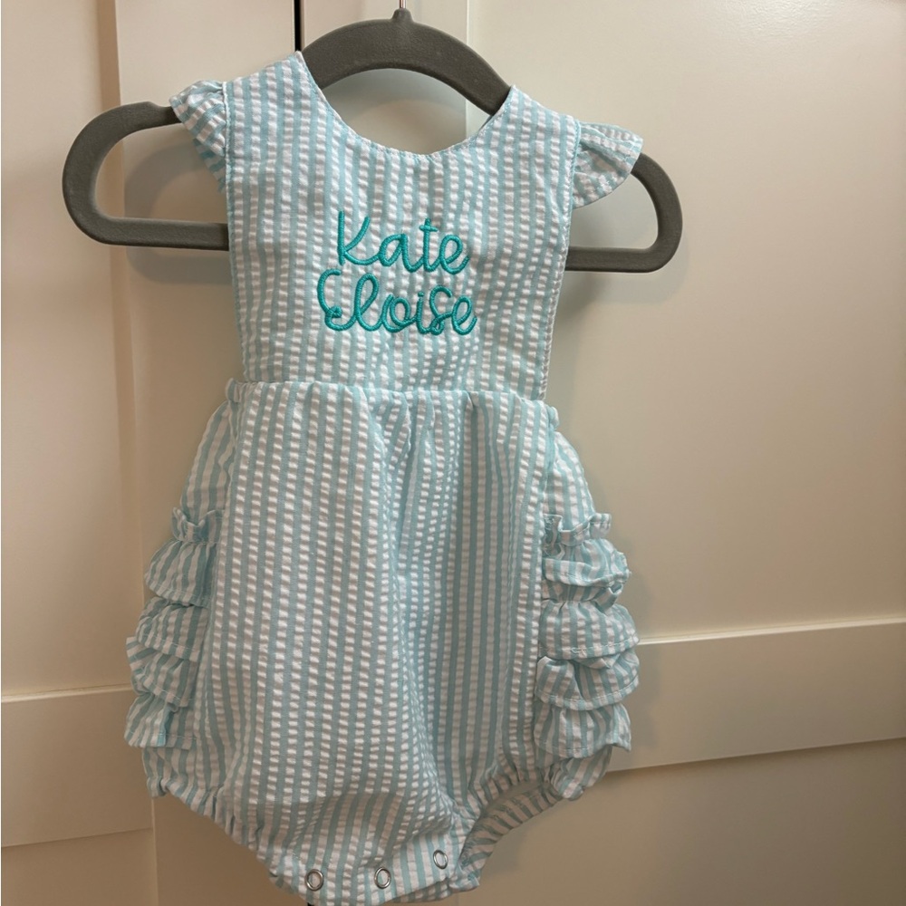 NWOT Kate Eloise Ruffle Bubble 6 months